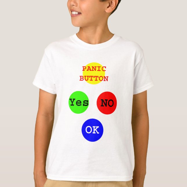 Camiseta Sim Não Botões O MUSEUM Zazzle Oferece (Frente)