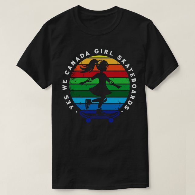 Camiseta Sim, nós Canadá Menina (Frente do Design)