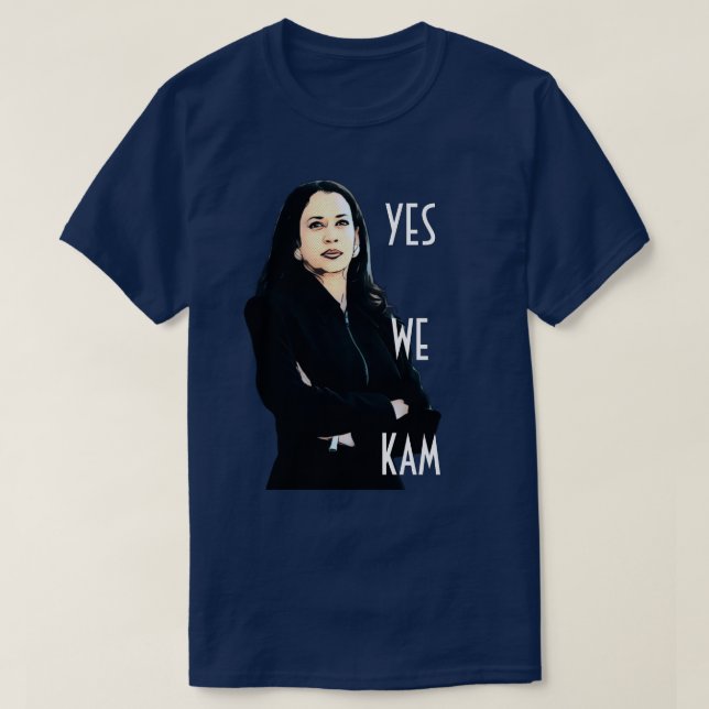 Camiseta Sim, nós Kam Kamala Harris T-Shirt (Frente do Design)