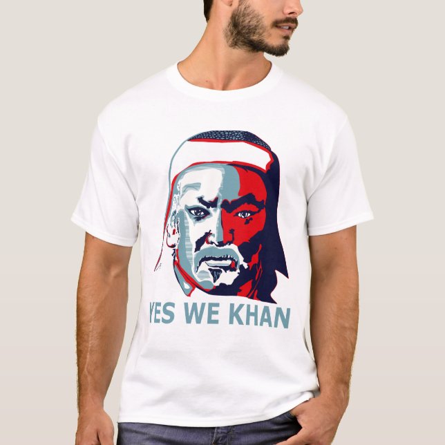 Camiseta Sim nós Khan (luz) (Frente)