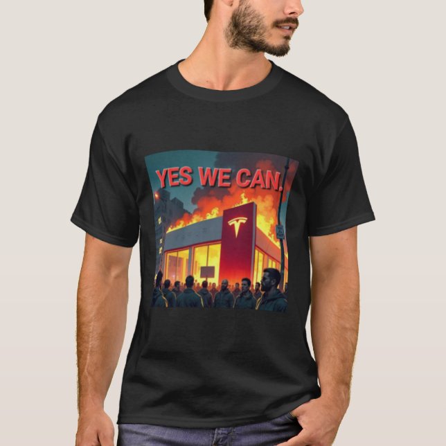 Camiseta Sim Nós Podemos Adesivo (Frente)