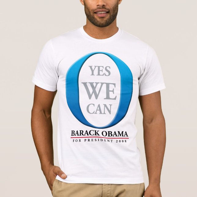 CAMISETA SIM NÓS PODEMOS - BARACK OBAMA (Frente)