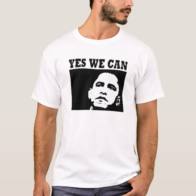 Camiseta Sim nós podemos Obama 2008 (Frente)