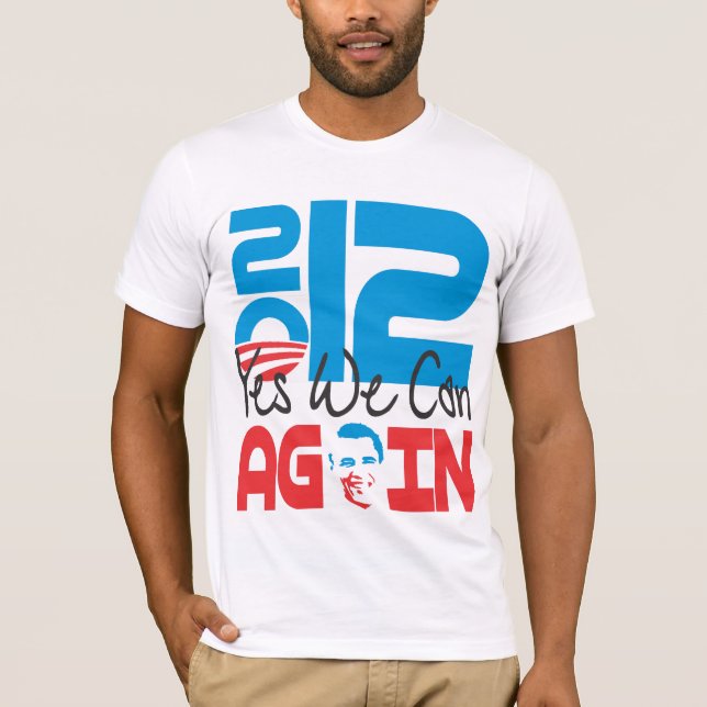 Camiseta Sim nós podemos OUTRA VEZ 2012 (Frente)