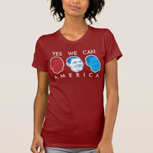 Camiseta "Sim nós podemos t-shirt de América" Obama