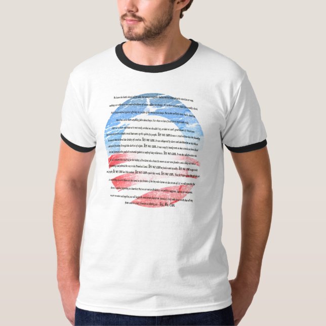 Camiseta Sim nós podemos texto (Frente)