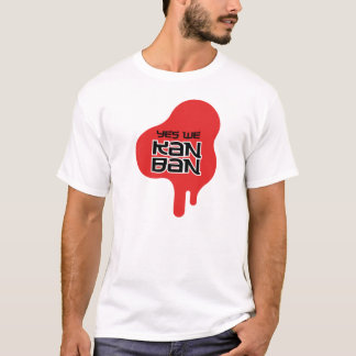 Camiseta Sim nós t-shirt vermelho dos homens do gotejamento