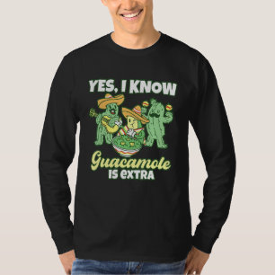 Camiseta Sim, o Guacamole É uma Fruta Extra Saudável Abacat