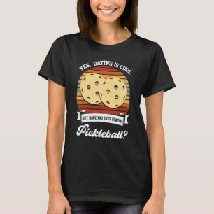 Camiseta sim, o namorando jogou o jogo de picleball P