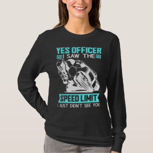 Camiseta Sim Oficial, Vi A Motomoto De Velocidade 1