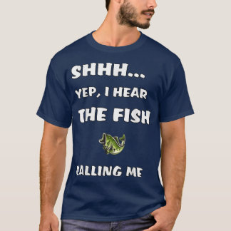 Camiseta Sim, Ouvi O Peixe Chamar-Me De Pesca Engraçada