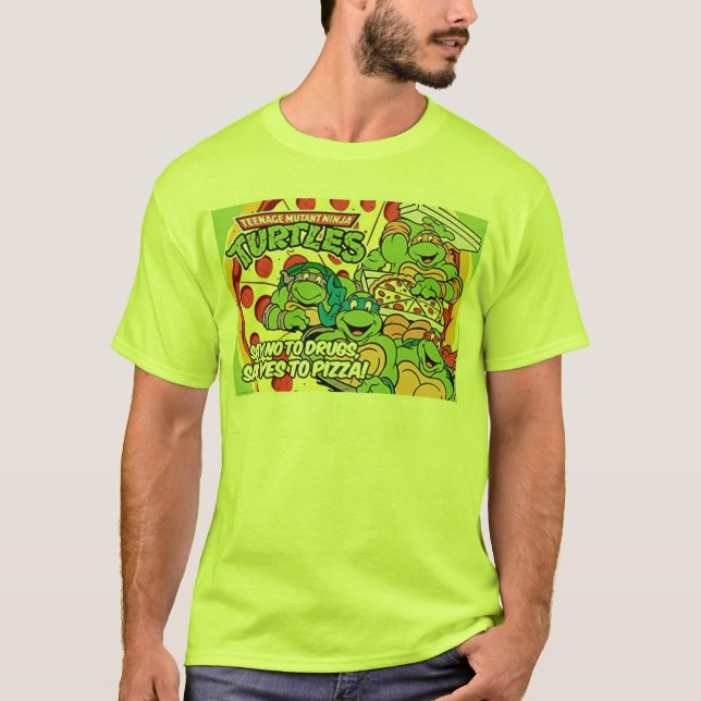 Camiseta Sim para pizza (Frente)