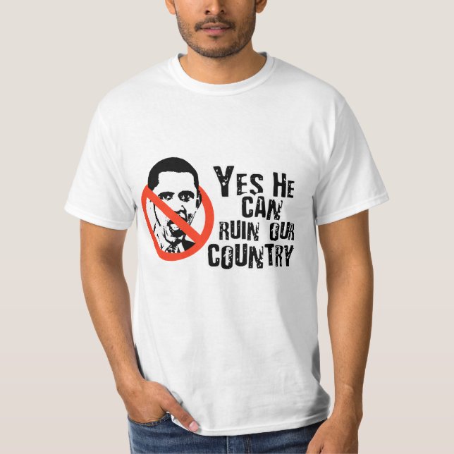CAMISETA SIM PODE ARRUINAR NOSSO PAÍS (Frente)
