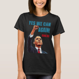 Camiseta Sim Podemos Novamente Obama 2028 Presidente