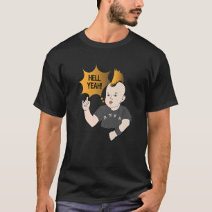 Camiseta Sim, Punk Baby Heavy Metal