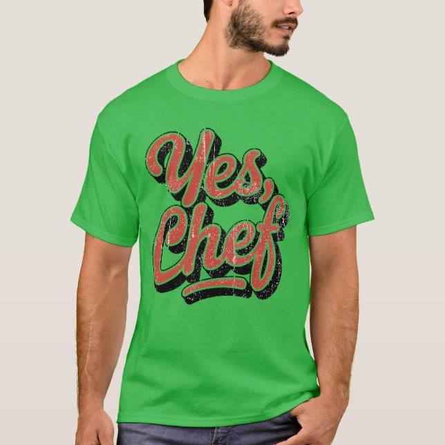 Camiseta Sim, Retro Chef (Frente)
