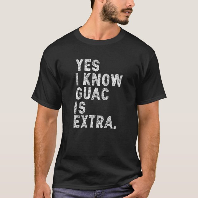 Camiseta Sim, sei que Guac é Extra Guacamole Cinco Mayo Avo (Frente)