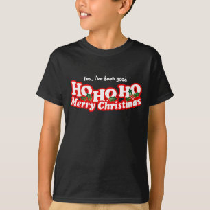 Camiseta Sim, seja bom ho ho ho feliz natal