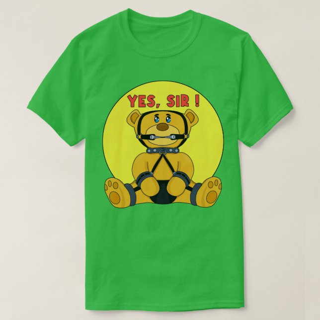 Camiseta Sim, senhor (Frente do Design)