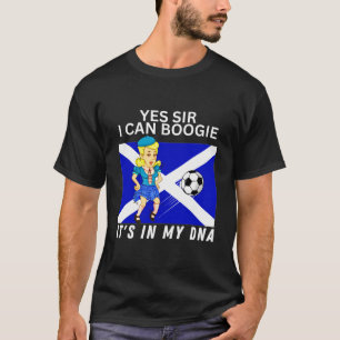 Camiseta Sim, Senhor, Posso Boogie Scotland Girl Adora Fute