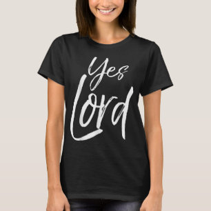 Camiseta Sim Senhor Shirt Vintage Amen Bold Legal Christian