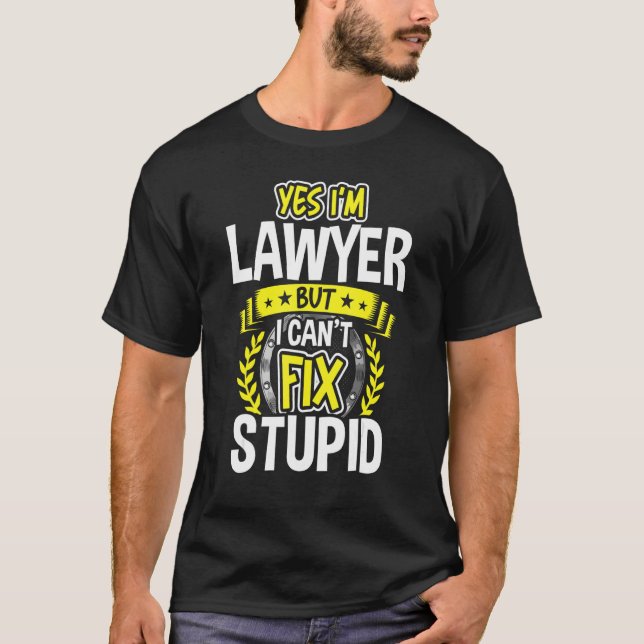 Camiseta Sim, sou Advogado (Frente)