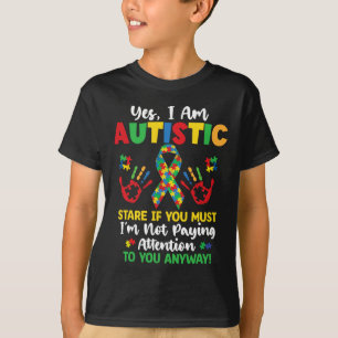 Camiseta Sim Sou Autista Autismo Sensibilização Crianças Me