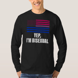 Camiseta Sim, sou Bissexual Bandeira Bissexual, Orgulho gay