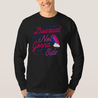 Camiseta Sim Sou Bissexual Não Vou Escolher Um Lado C