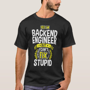 Camiseta Sim, sou Engenheiro de back-end