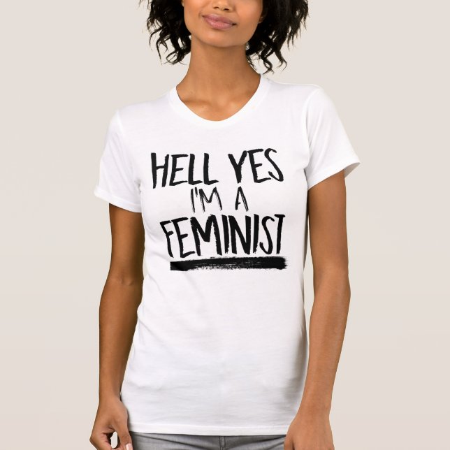 CAMISETA SIM, SOU FEMINISTA (Frente)