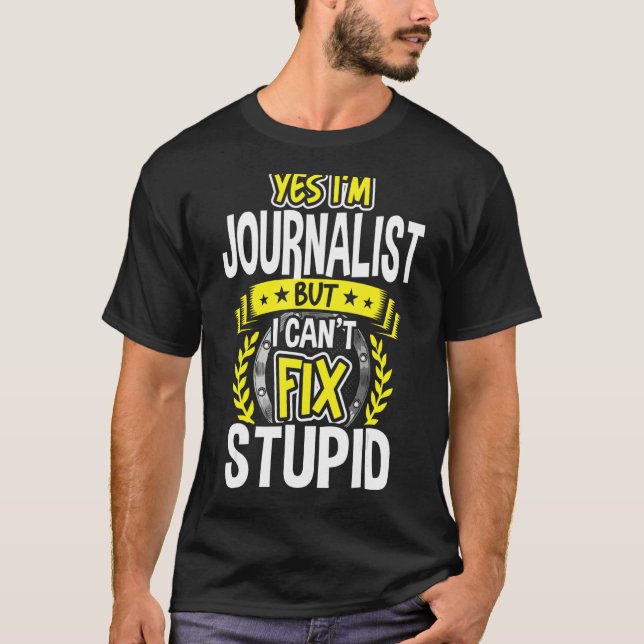 Camiseta Sim, sou jornalista (Frente)