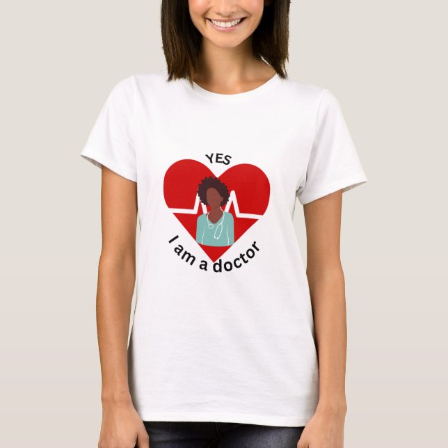 Camiseta Sim, sou médica (Frente)