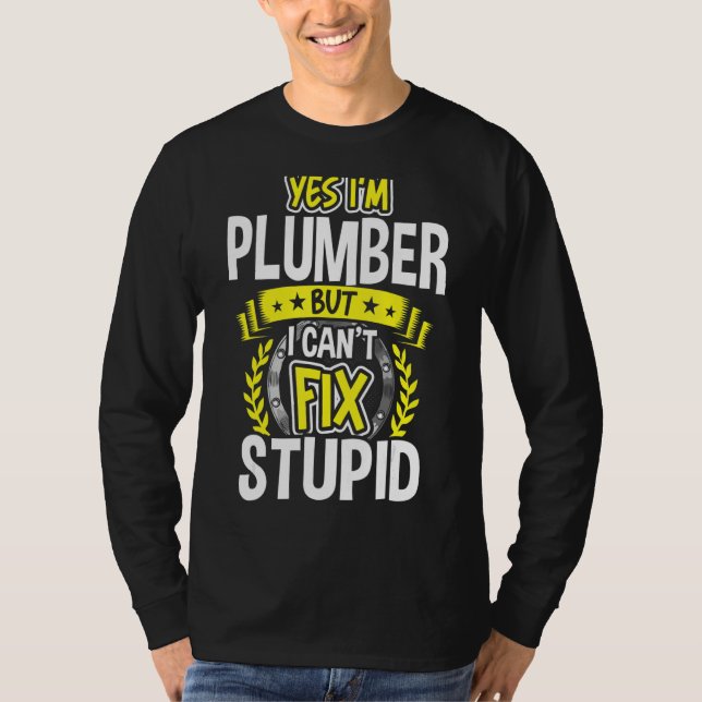 Camiseta Sim, sou o Canalizador (Frente)