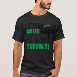 Camiseta Sim, Sou O Economista Mais Modesto Que Já Conheces