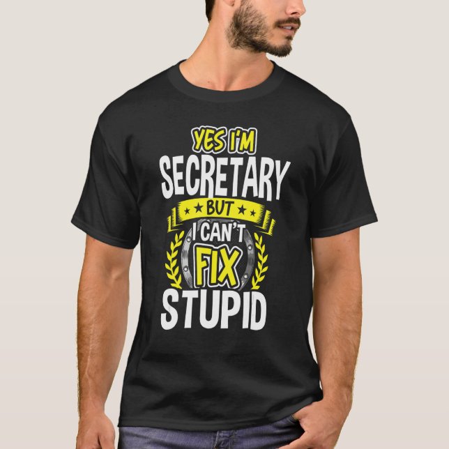 Camiseta Sim, sou o Secretário (Frente)