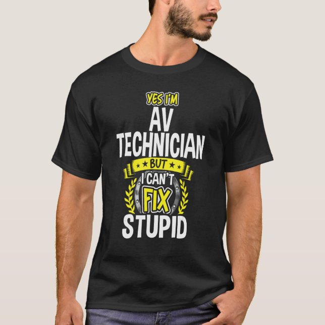 Camiseta Sim, sou o técnico Av (Frente)