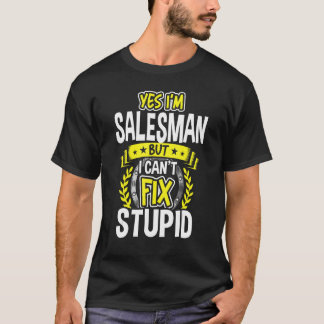 Camiseta Sim, sou o vendedor