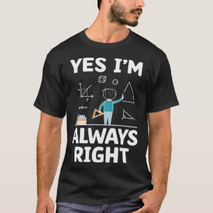 Camiseta Sim, sou sempre o professor de matemática matemáti