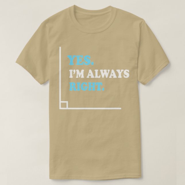 Camiseta Sim, Sou Sempre Um Professor De Matemática Engraça (Frente do Design)