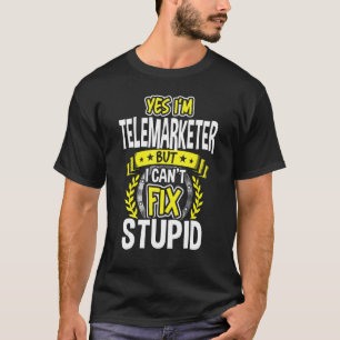 Camiseta Sim, sou Telemarketer