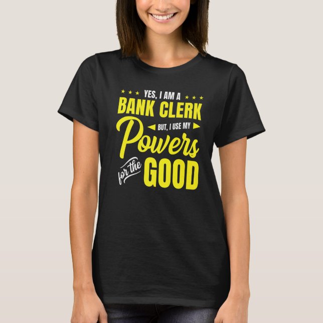 Camiseta Sim, Sou Um Empregado Bancário, Mas Uso Os Meus Po (Frente)