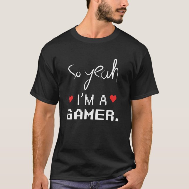 Camiseta Sim, sou um jogador (Frente)