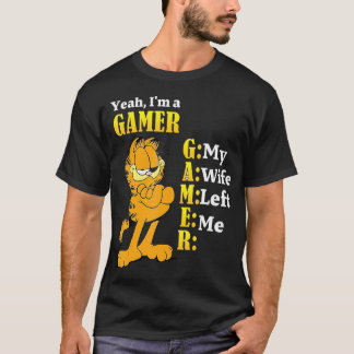 Camiseta Sim, sou um jogador que minha esposa me deixou jog