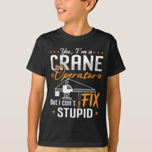 Camiseta Sim, sou um local de trabalho de construção de ope