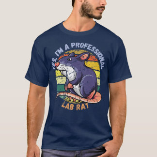 Camiseta Sim Sou Um Rato De Laboratório Profissional 1