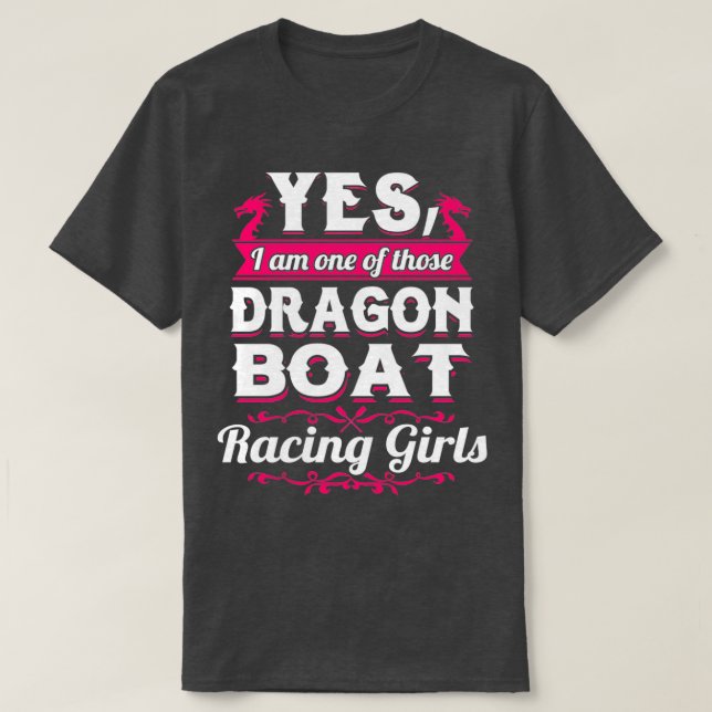 Camiseta Sim, Sou Uma Dessas Garotas De Corrida De Barcos D (Frente do Design)