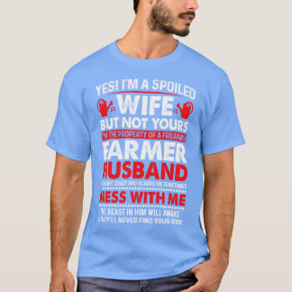 Camiseta Sim, Sou Uma Esposa Maldita De Marido Farmante Org