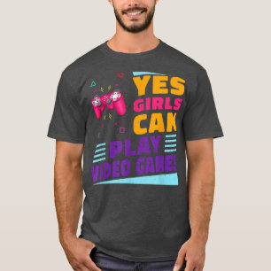 Camiseta Sim, sou uma garota Video games de jogador que con