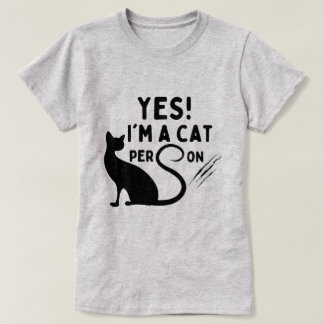 Camiseta Sim, sou uma pessoa de gato